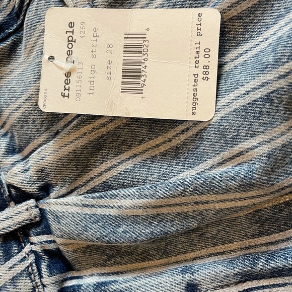 NWT Free People High-Waisted Shorts 28 - Picture 12 of 14